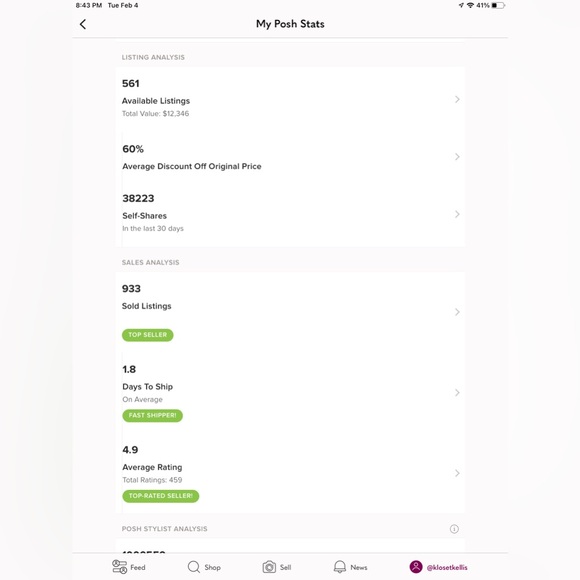 Meet your Top Rated Posh Seller Katikapreโ - Picture 12 of 13